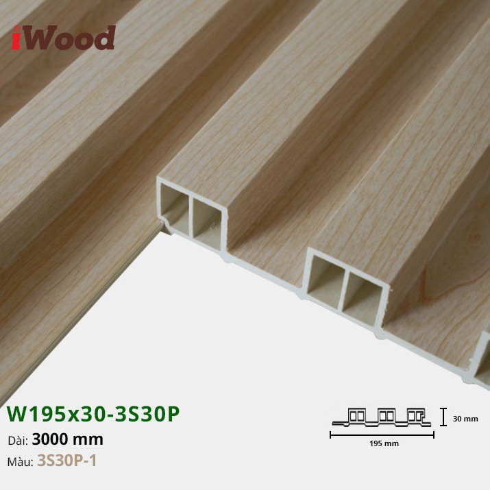 Wall panel iWood 3S30P-1