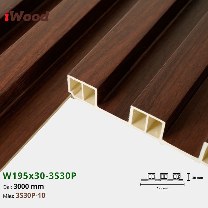 Wall panel iWood 3S30P-10