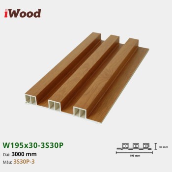 Wall panel iWood 3S30P-3