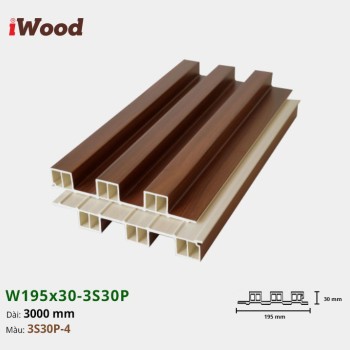 Wall panel iWood 3S30P-4
