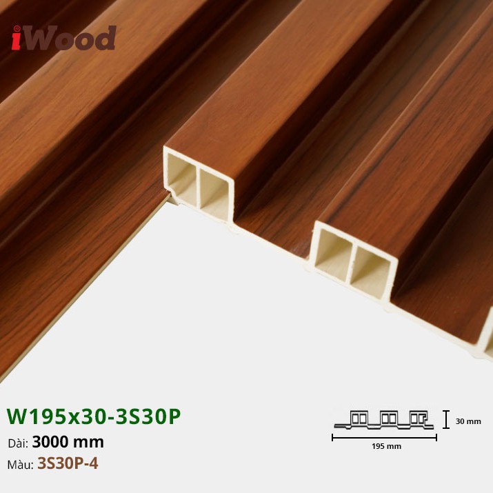 Wall panel iWood 3S30P-4