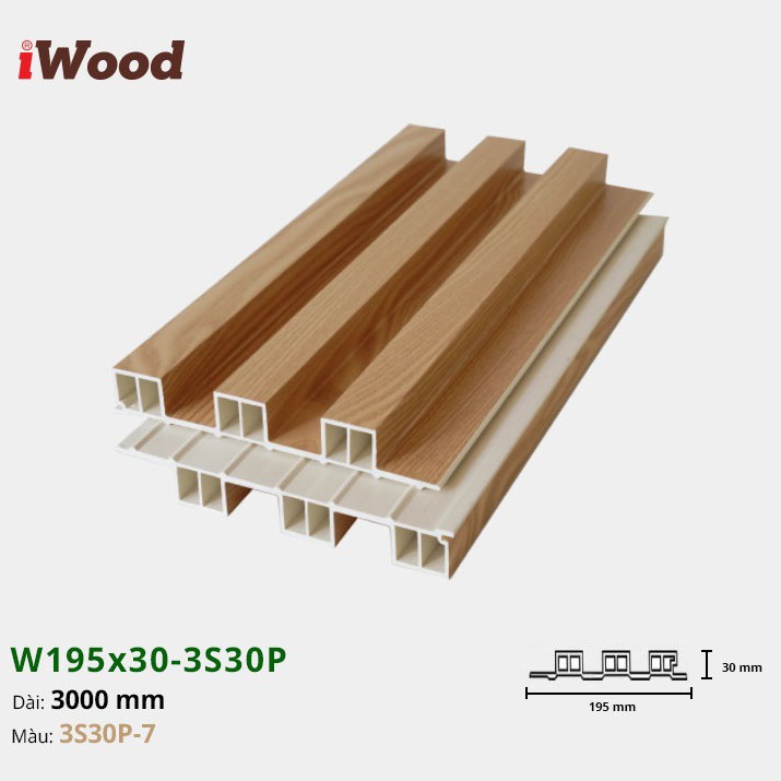 Wall panel iWood 3S30P-7