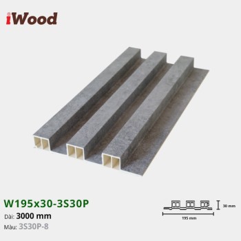 Wall panel iWood 3S30P-8