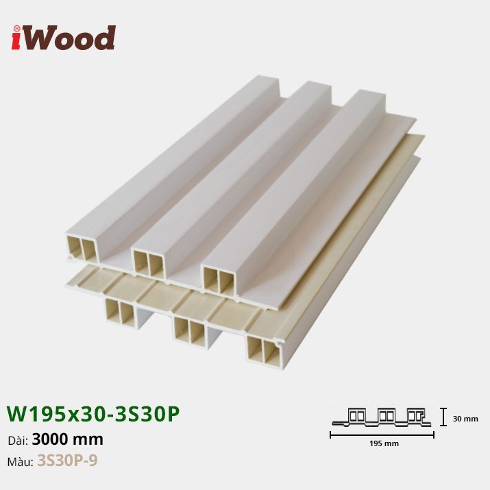 Wall panel iWood 3S30P-9