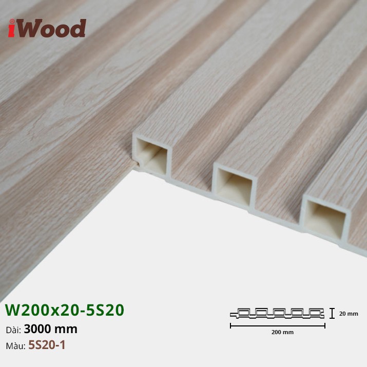 Wall panel iWood 5S20-1
