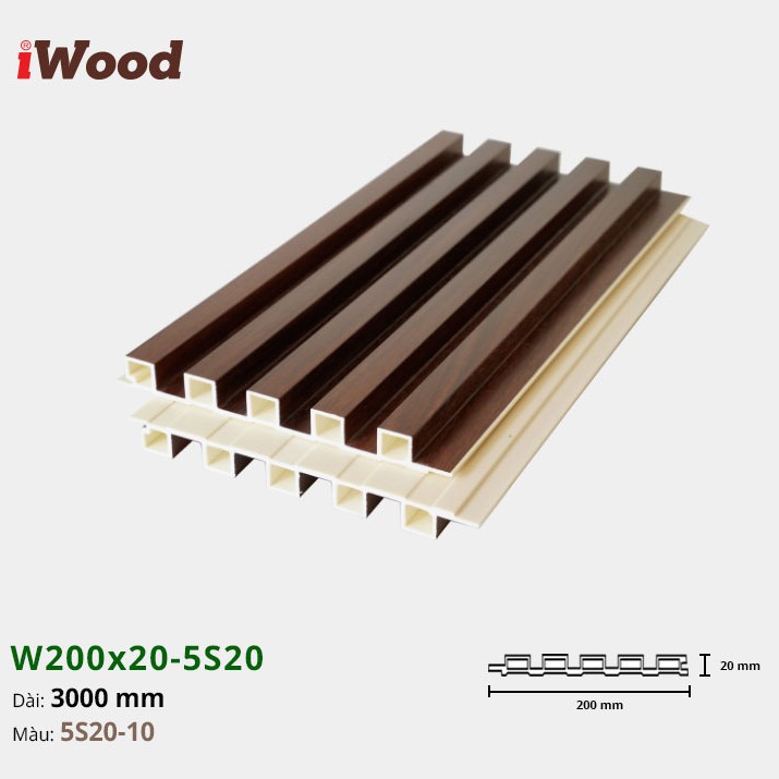 Wall panel iWood 5S20-10