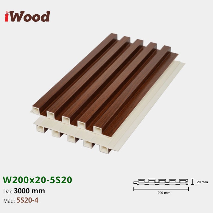 Wall panel iWood 5S20-4