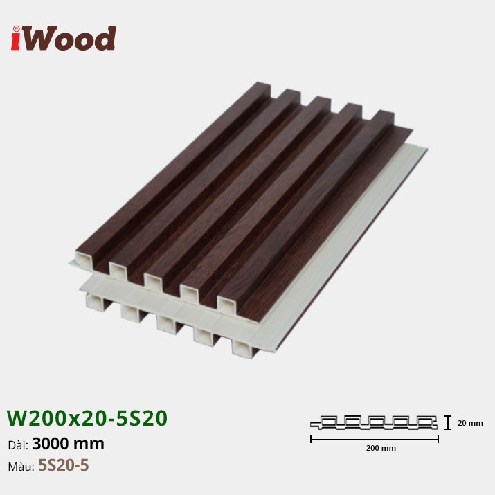 Wall panel iWood 5S20-5