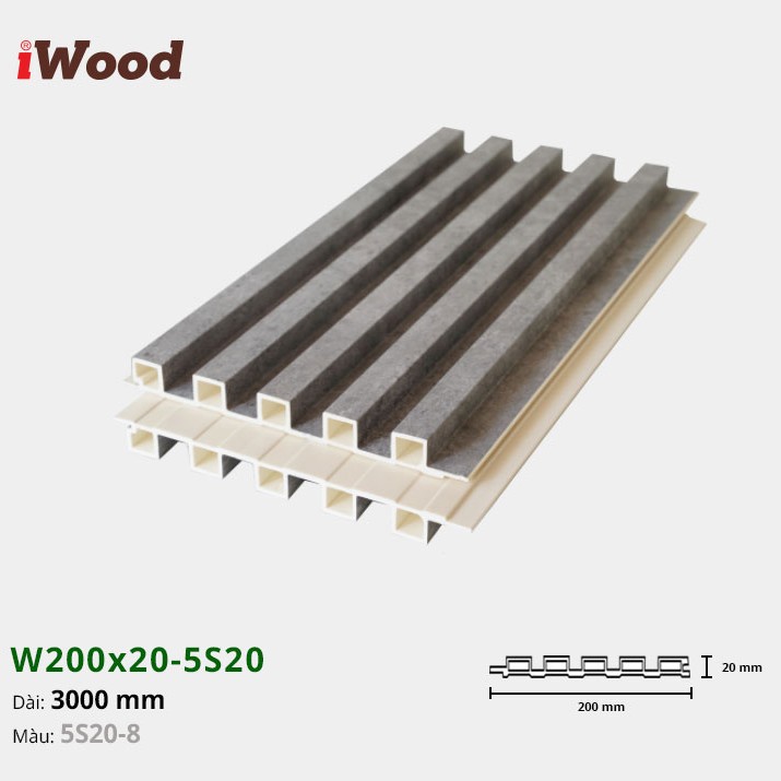 Wall panel iWood 5S20-8