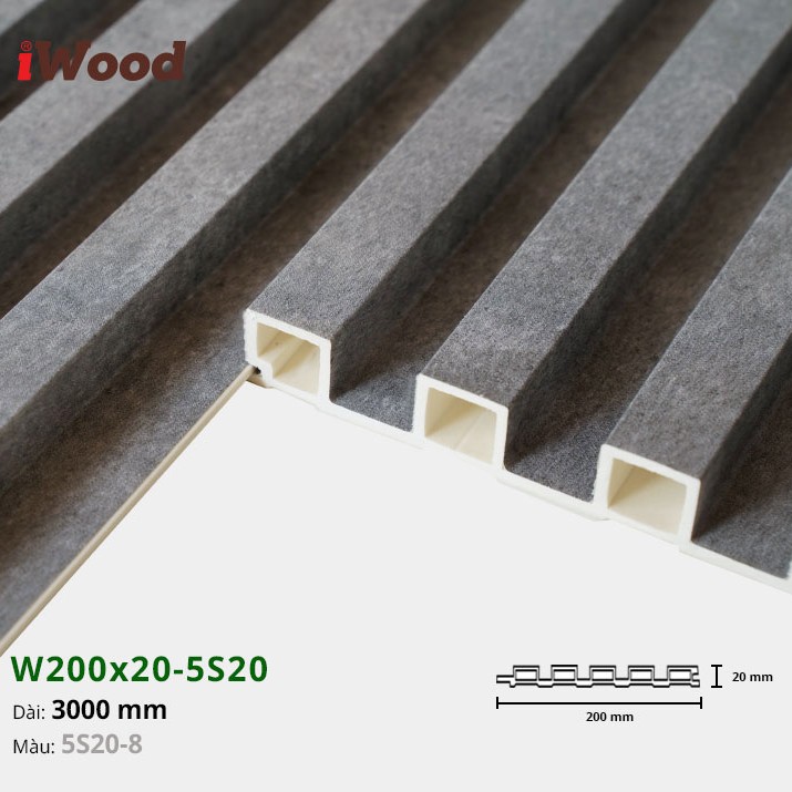 Wall panel iWood 5S20-8