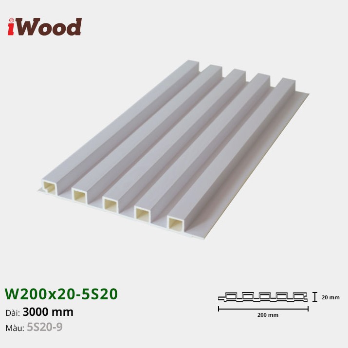 Wall panel iWood 5S20-9
