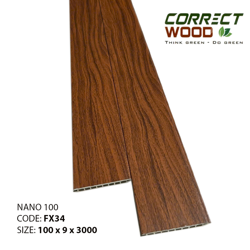 Nano Wall Panel 100 Corret Wood FX34