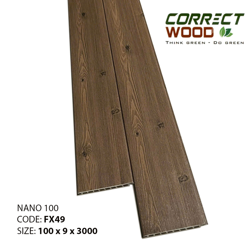 Nano Wall Panel 100 Corret Wood FX49