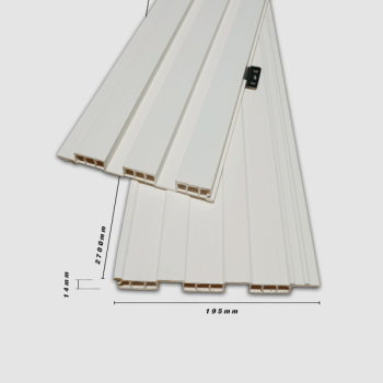 Wall Cladding W195x14 White