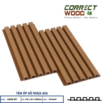 ASA Coated Plastic Wood Panels Corret Wood 5SASA 001