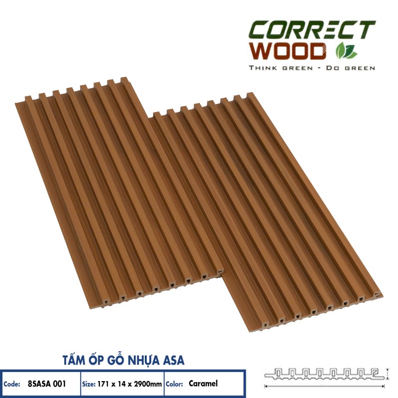 ASA Coated Plastic Wood Panels Corret Wood 8SASA 001