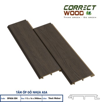 ASA Coated Plastic Wood Panels Corret Wood OPASA 004