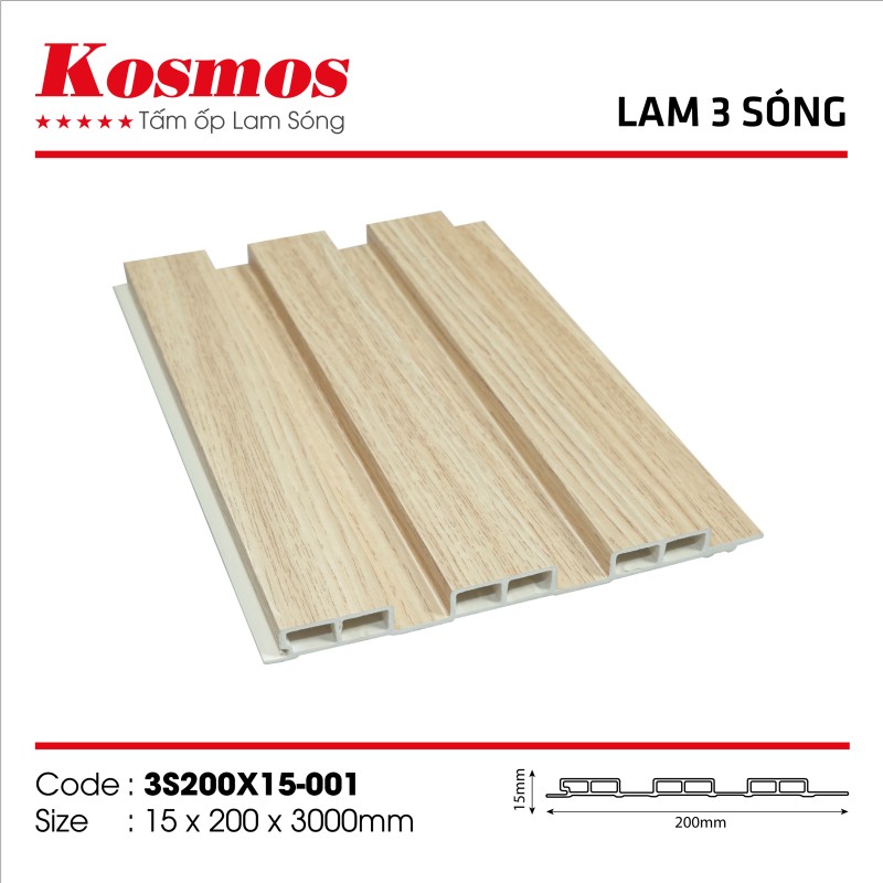 Wall panel Komos 3S200X15-001