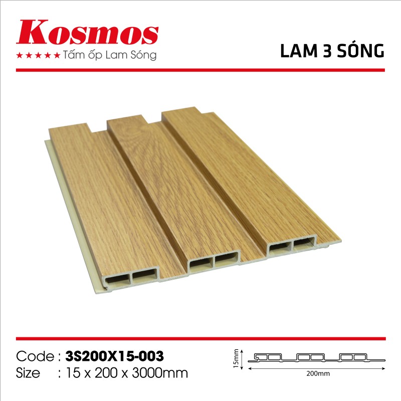 Wall panel Komos 3S200X15-003