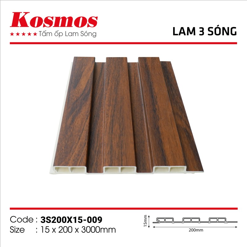 Wall panel Komos 3S200X15-009