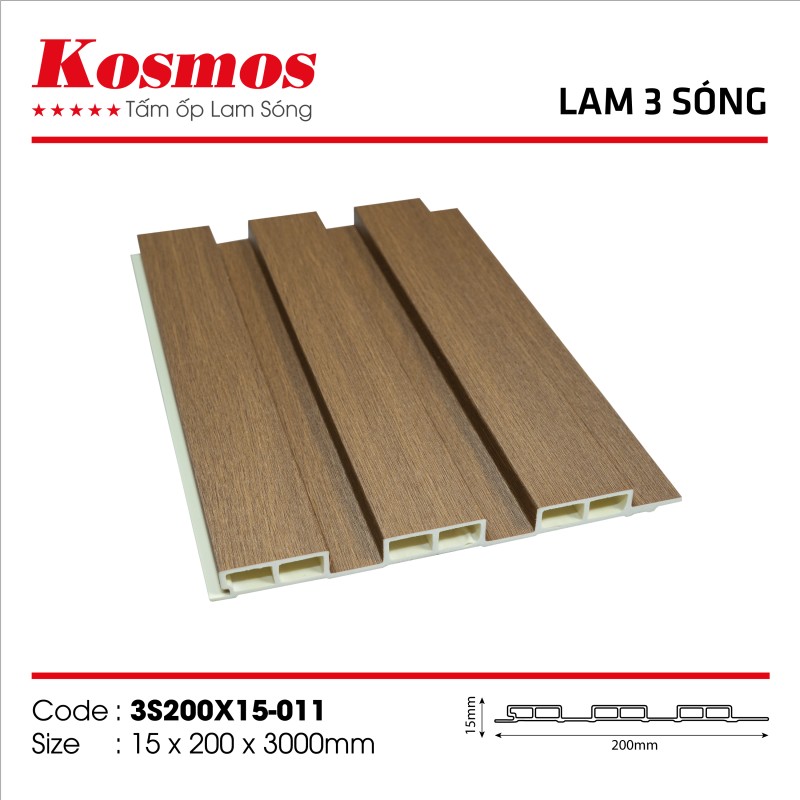Wall panel Komos 3S200X15-011